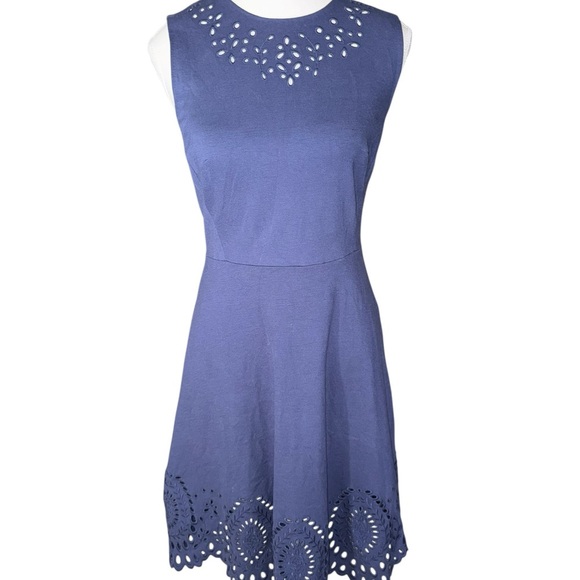 Kate Spade Cutwork Ponte A-Line Dress – Size 2 - Picture 3 of 8